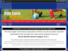 Tablet Screenshot of hysasoccer.org